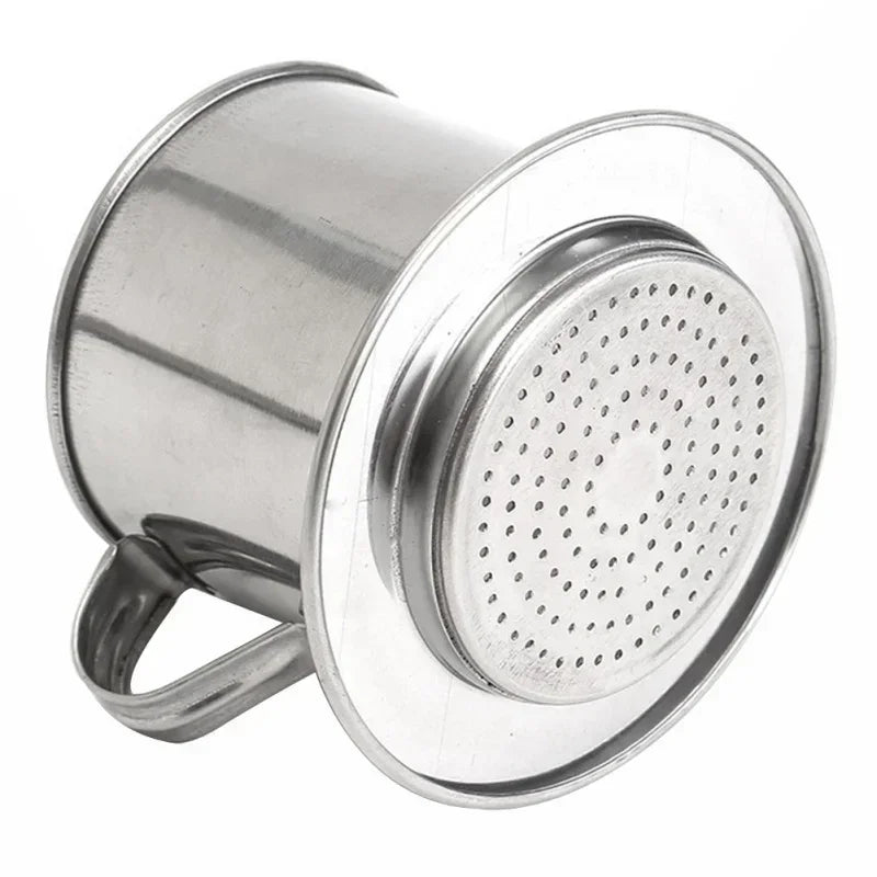 Portable Coffee Drip Strainer Kitchen Tools Stainless Steel Coffee Filter Infuse Cup Vietnamese Coffee Dripper Maker Pot