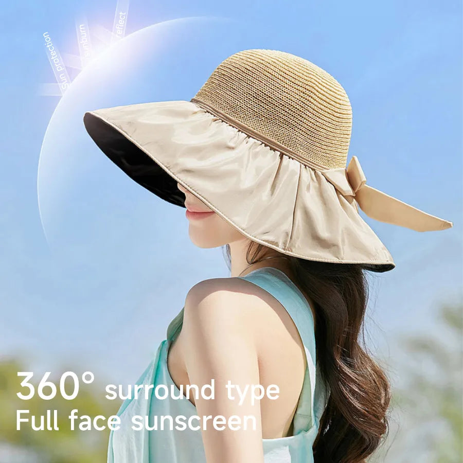 Women Sun Hat Summer Outdoor Sun Protection