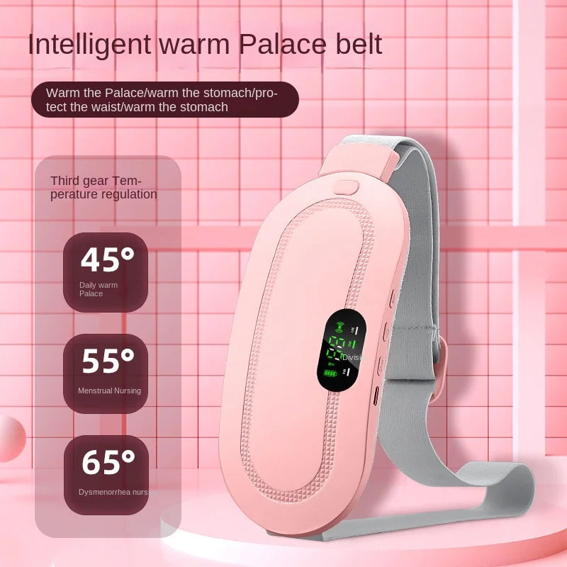 Massage Belt, Girl's Warm Palace Belt, Warm Belly Warmer, Palace Warmer, Warm Abdominal Physiotherapy Instrument, Waist Menstruation Massager