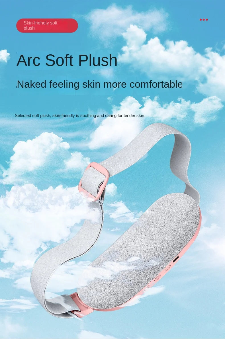 Massage Belt, Girl's Warm Palace Belt, Warm Belly Warmer, Palace Warmer, Warm Abdominal Physiotherapy Instrument, Waist Menstruation Massager